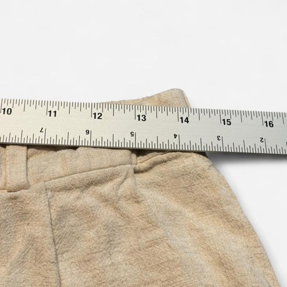 BP. Linen Blend Beige Shorts Women's Size M - Picture 3 of 5